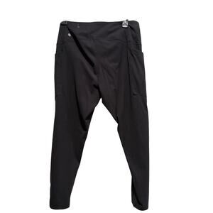 Zella High Waist Black Leggings XL Side Pocket Athletic Yoga NWOT Nylon Spandex
